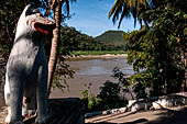 Luang Prabang, Laos - The steps down to the Mekong from the Wat Xieng Thong. 